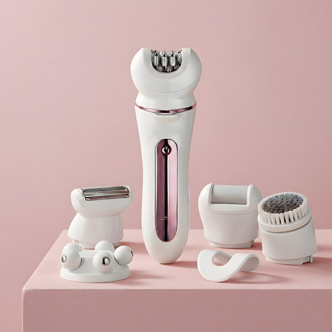 디프 제모기 5in1 다용도 모근제거기 가정용 USB충전, 전기면도기, KS1002