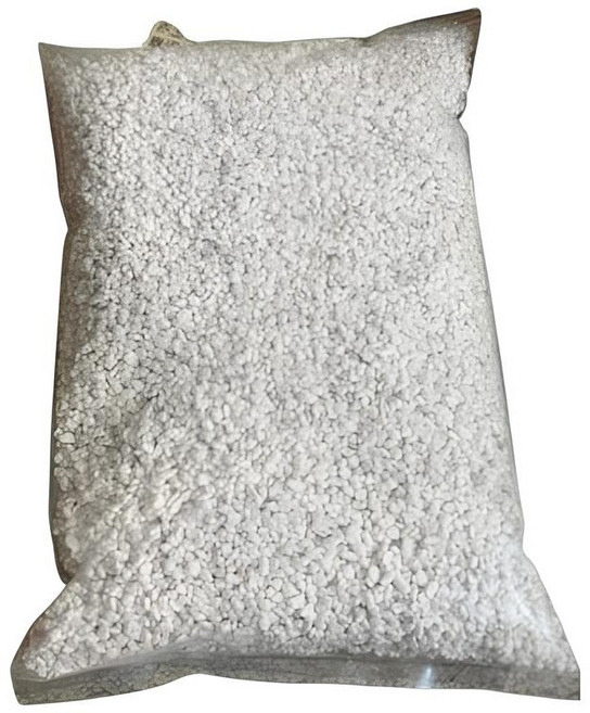 醬米資材 珍珠石分裝包 園藝盆栽排水通氣介質 乾淨透氣 約2-5MM顆粒, 1個