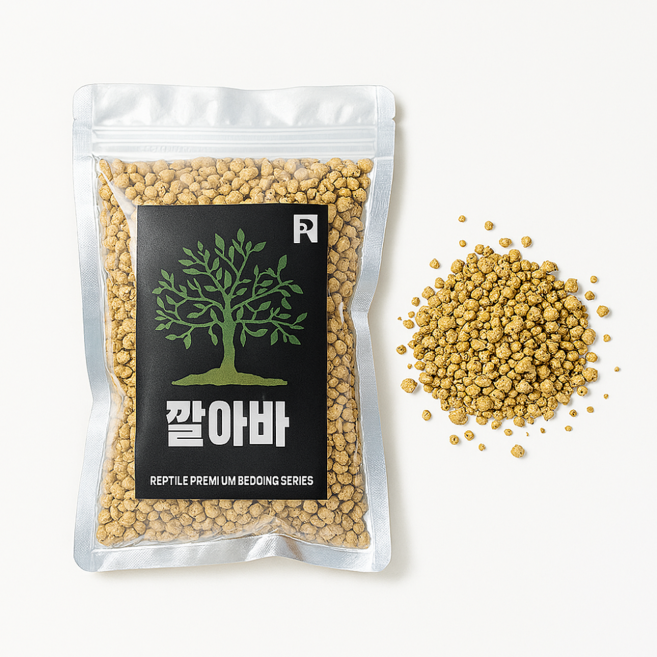 NRC 깔아바 레드프로그소일450g 양서류바닥재, 1개, 황토