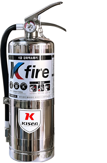 한국소방 K급 소화기 3L 4L + 소화기스티커 [국산], 1개