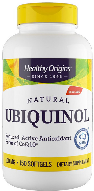 Healthy Origins 還原型輔酶Q10軟膠囊 100mg, 150顆, 1罐
