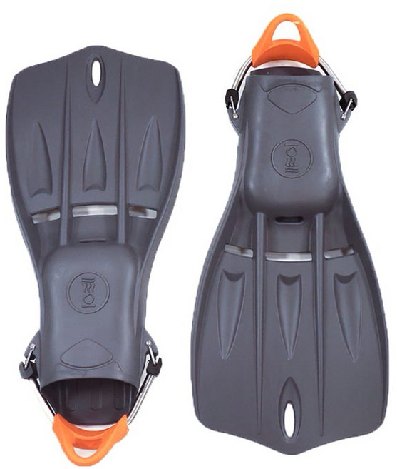 Fourth Element Tech Fin 蛙鞋 (共3色), 灰,L