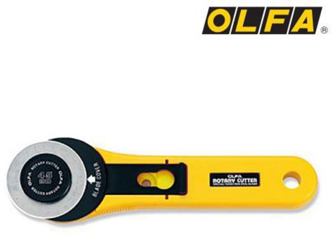 [r1*1670rr]W2A9D76올파 일제 일본산 퀼트용 커터 컷터 커터칼 컷터칼(e2+1670d), 1개