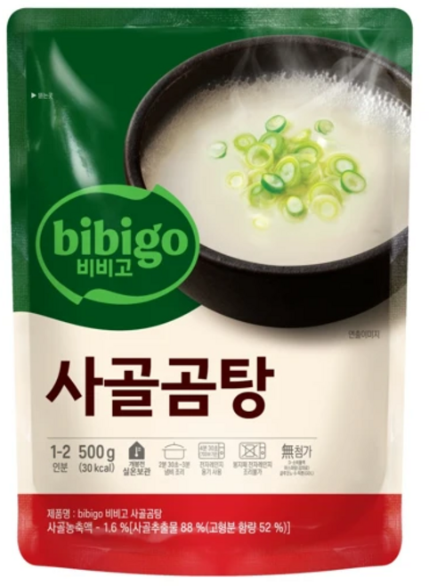 비비고 사골곰탕, 500g, 3개