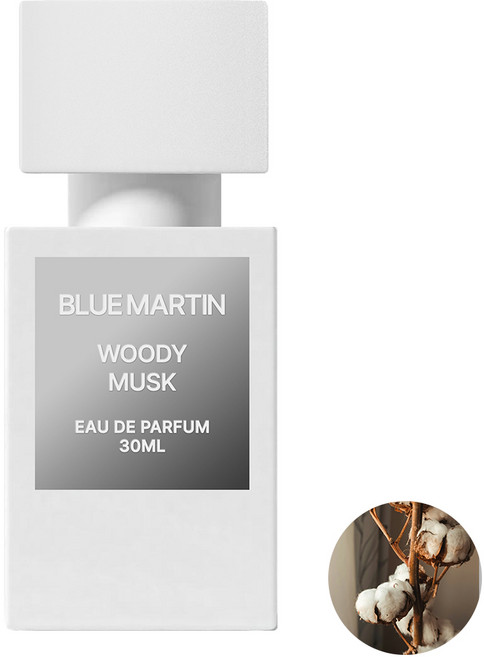 [남자겨울향수] 블루마틴 남성향수 우디머스크 코튼향 여자들이 좋아하는 남자향수 페로몬향 은은한향수, 1개, 30ml