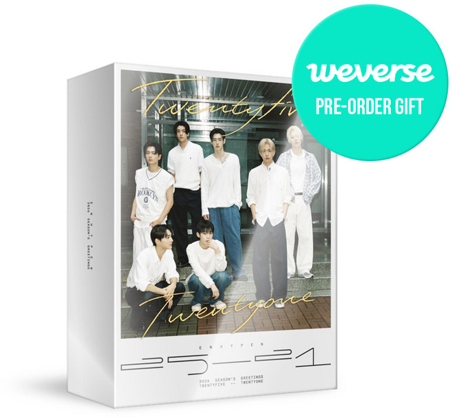 [위버스 특전 증정 (포카세트+마스킹테이프) ] 엔하이픈 2026 시즌그리팅 ENHYPEN 2026 SEASON'S GREETINGS, 2026 시즌그리팅 + 위버스 특전, 1개