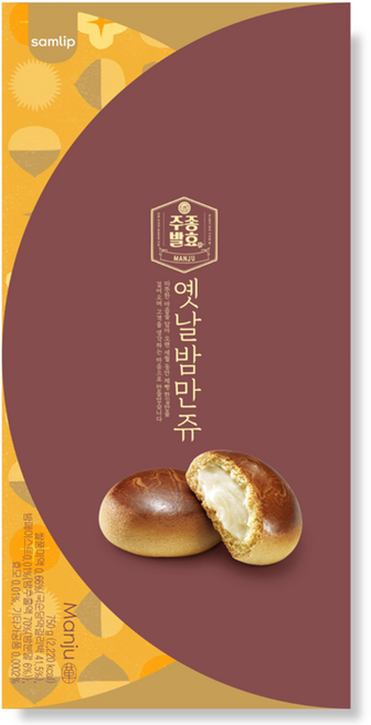 삼립 옛날밤만쥬30개, 750g, 1개