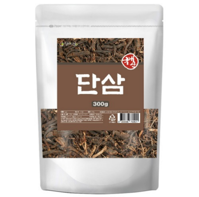 국산 단삼 뿌리 식약처인증, 300g, 2개