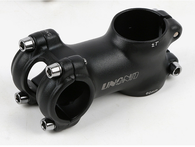 UNO 우노 자전거 핸들 스템 7도 AS007N, AS007N 7도 60mm, 1개, 블랙