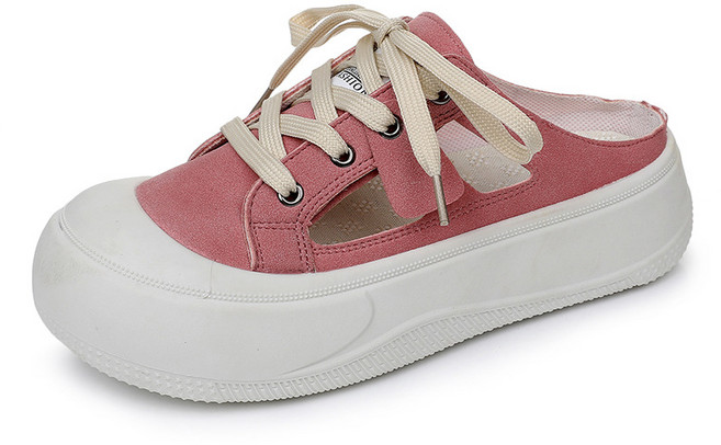 POMTOR 여성 키높이 샌들 메쉬 운동화 샌들 여름샌들