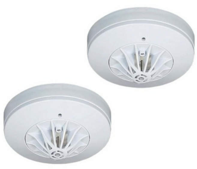 미래테크 정온식 스포트형 감지기, 2세트, 화이트