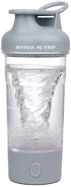 HYPER NUTRO 電動攪拌杯, 灰色, 1個, 750ml