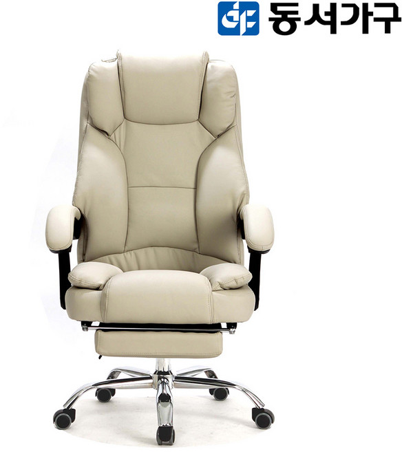 동서가구 코르 1인 게이밍 사무용 공부방용 침대형 리클라이너 의자 DF643072, 베이지