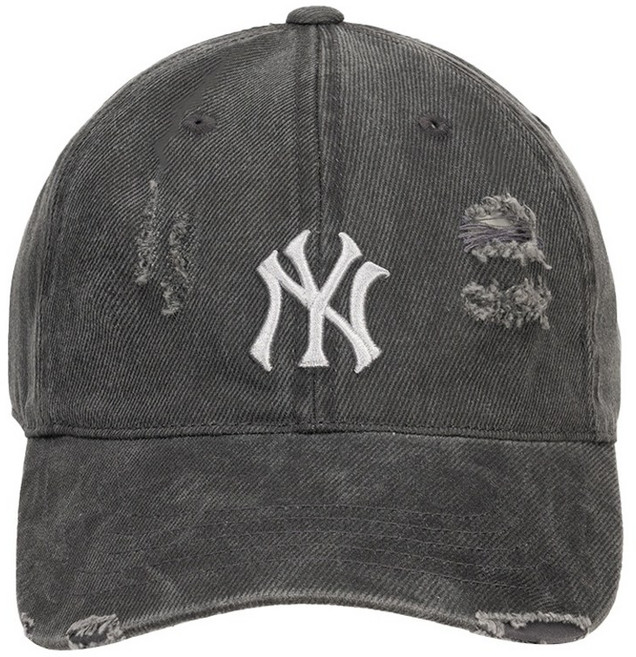 MLB 남녀 공용 스포츠 캐주얼 야구모자 3ACPVV34N, 1개, 뉴욕 양키스 차콜 그레이