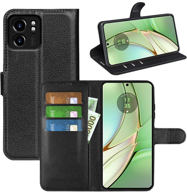 모토로라 엣지 40 전용 지갑 카드 지폐 수납 다이어리 케이스