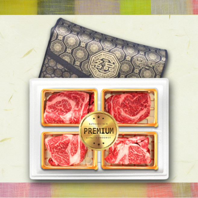 [한우선물세트] 한우 투뿔 선물세트 구이용 소고기 추석 명절 선물 세트, 1개, 1_2. 투뿔 한우선물세트 2호