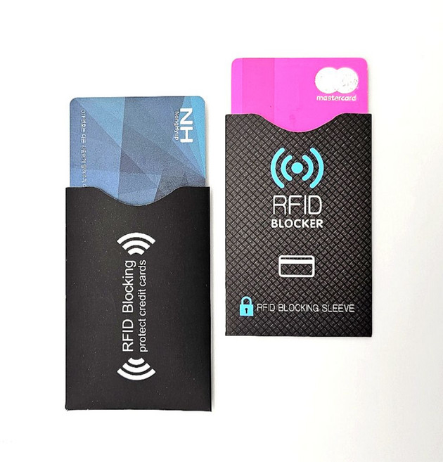 여행 RFID 차단 카드케이스 홀더 2개입