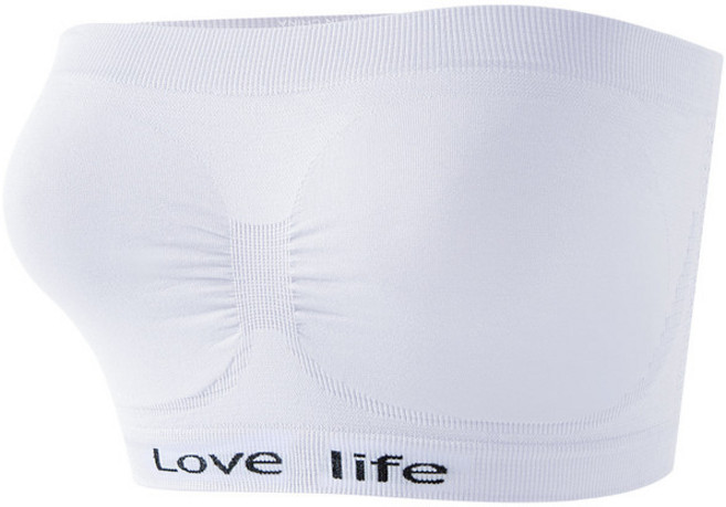 無鋼圈無肩帶抹胸內搭防滑美背裹胸