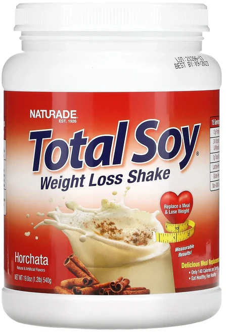 새해 건강을 선물하세요 Naturade 토털 소이 체중 감량 셰이크 오르차타 1.2 lbs(540 g) 특별관리진행, 540g, 1개 - 쿠팡