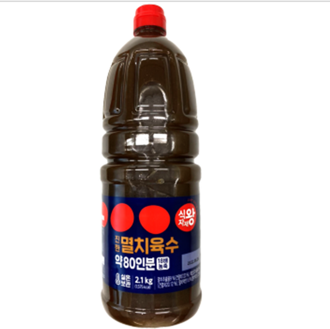 식자재왕 진한 멸치육수, 2.1kg, 1개