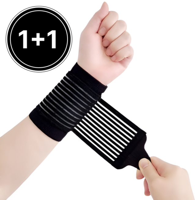 오투핏 듀얼래핑 여성 손목보호대 1+1 육아용 손목통증 압박밴드 좌우공용