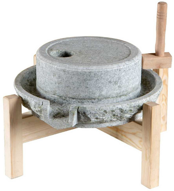 가정용 맷돌 깨 소형 두부 전통소품 멧돌