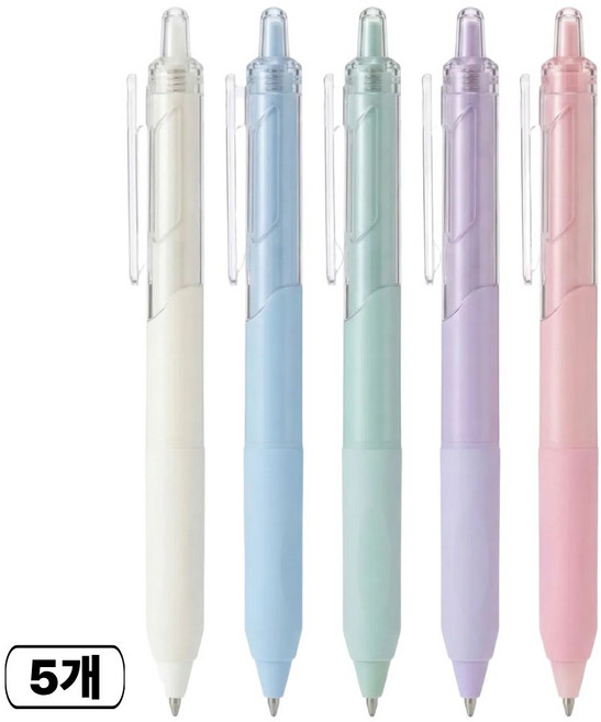 카바슝 잉크 펜 볼펜 0.5, 5개, KBX - 6027D BLACK