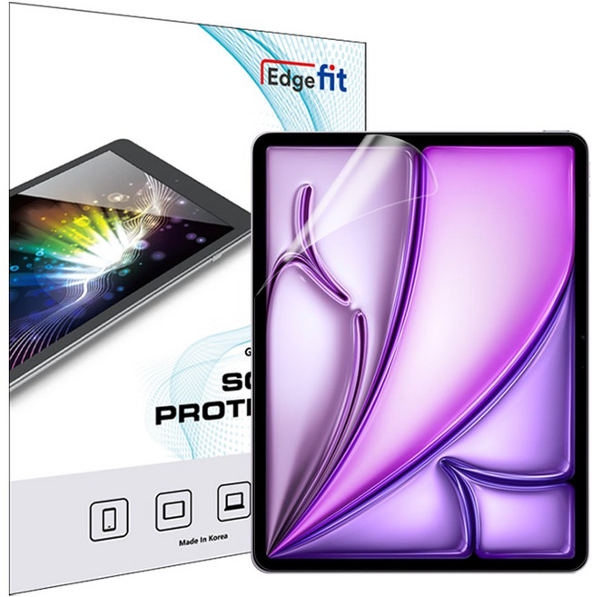 엣지핏 아이패드 갤럭시탭 고투명 하드코팅 블루라이트차단 액정보호필름, 2매