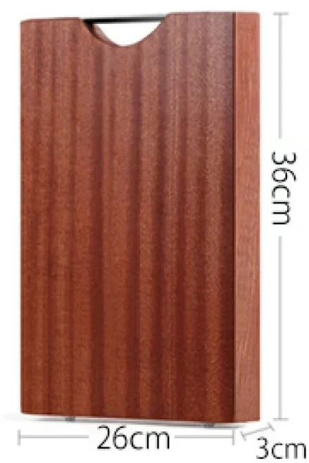 가정용 통나무 주방 도마는 균열이 생기지 않고 항균 및 곰팡이 페인트가 없는 흑단, 05 36x26x3cm