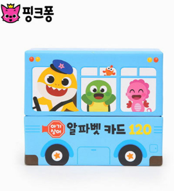 핑크퐁 아기상어 알파벳 카드120, 더핑크퐁컴퍼니, 상세내용 참조