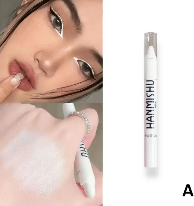 쉬머링 하이라이트 스틱 진주 빛 매트 아이 섀도우 누에 펜 글리터 실버 Lyi A5V5