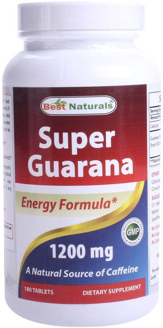 Best Naturals Super瓜拿納錠 1200mg, 180顆, 1罐