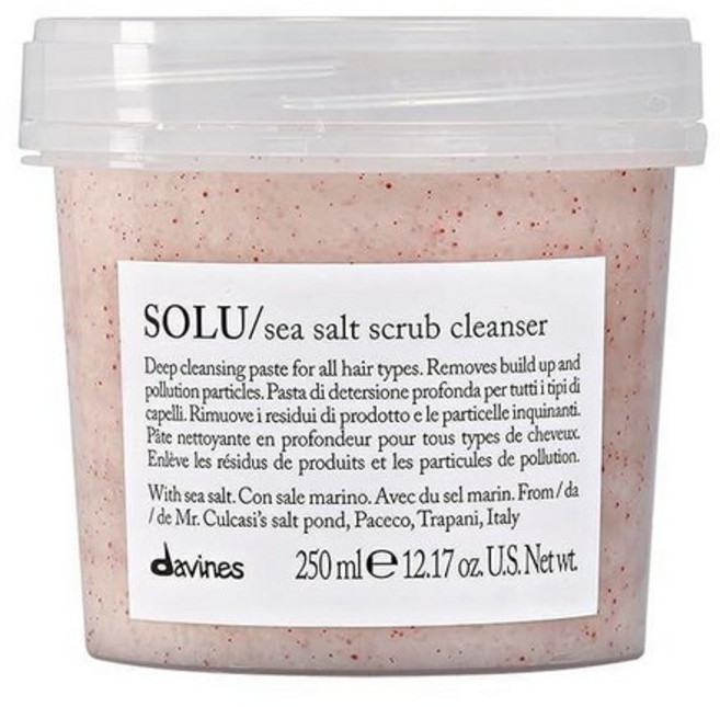 다비네스 SOLU 씨 솔트 스크럽 클렌저 240ml