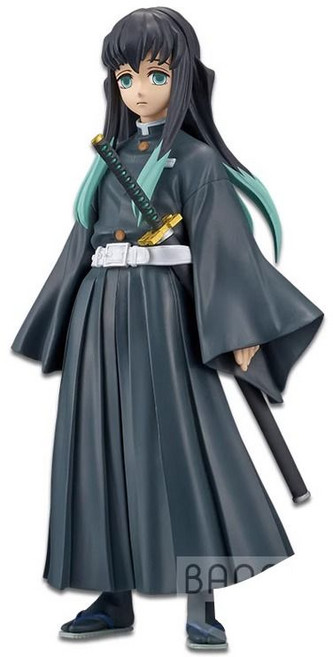 귀멸의 칼날 핸드메이드 피규어 13-16cm, 프리미엄 버전 +  카드 + 컬러 박스, 무이치로 서있는 자세 (약 16cm)