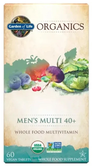 [미국정품직구상품] 가든오브라이프 마이카인드 남성 40+ 멀티비타민 60정, 1개 - 쿠팡