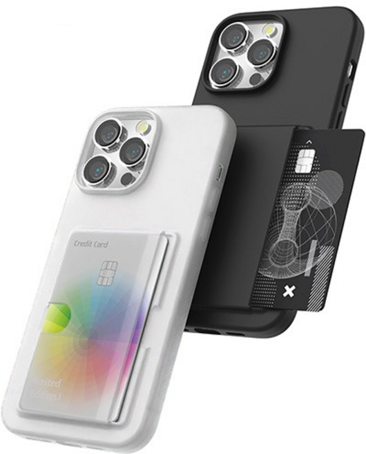 구스페리 매트 스킨 듀얼 카드 포켓 휴대폰 케이스