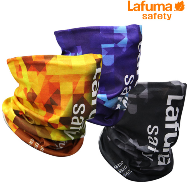 라푸마 모자이크 멀티스카프, 블랙