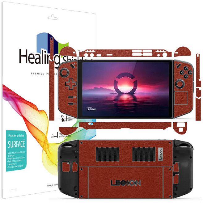 아트박스/힐링쉴드 레노버 리전 고 레더브라운 외부보호필름 세트, 1개