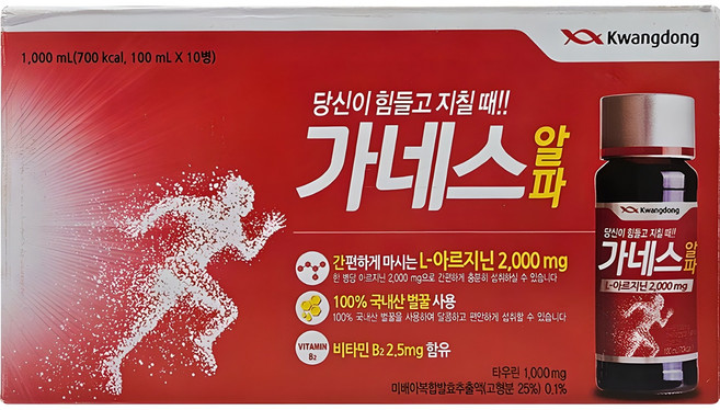 광동제약 가네스 알파, 100ml, 10개