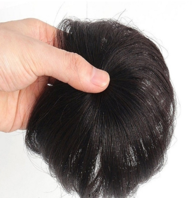 정수리 부분가발 남성가발 풍성한머리, 1, 1개