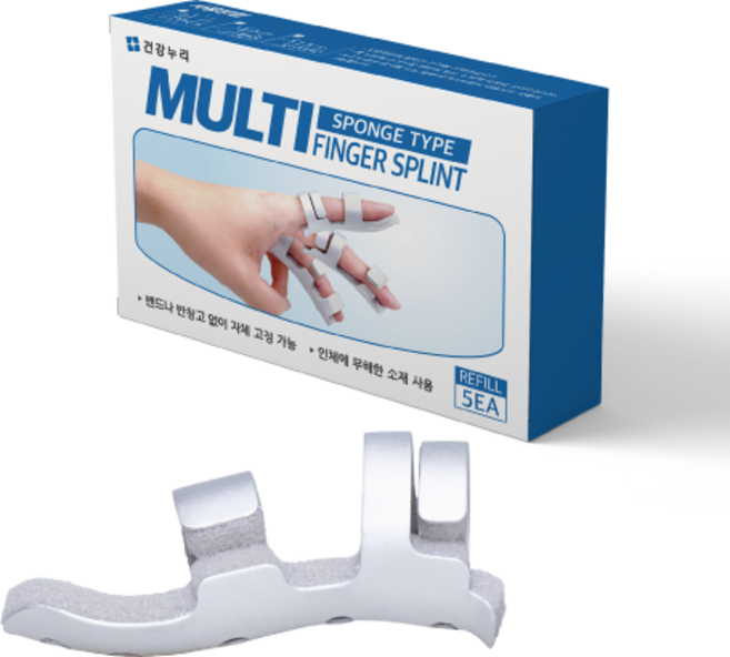 건강누리) 멀티 핑거 스프린트 리필 / 5개입, 1호/4.5cm, 5개