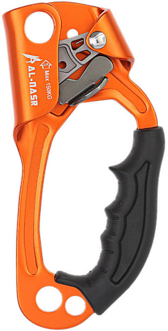 등산 클라이밍 암벽 등반 안전 로프 잠금 장치 와이어 상승기, D_오른손 손잡이 - 블루