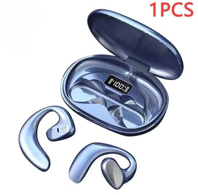 소리증폭기 음성 증폭기 난청보청기 Xiaomi Redmi S900 무선 이어폰 뼈 전도 마이크 포함 스테레오 방수 소음 차단, [01] Blue 1pcs, 1개