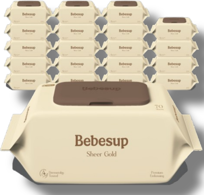 베베숲 시어골드 70매 캡 20팩