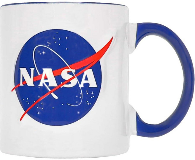 NASA 세라믹 머그 라지 532.3ml(18온스) - 우주 테마 주방 수집용 상품 가정 또는 사무실용 - 청소년 및 성인용 선물 - ICUP
