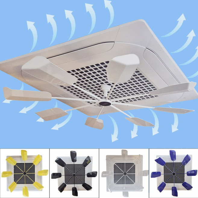 제노믹스 시스템에어컨 순환팬 바람막이 날개 NRW-4000, 1개, 투명