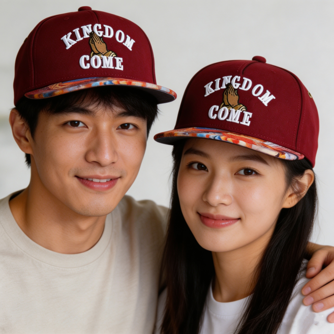 코어루크리에이티브 빅사이즈 일자캡 캐주얼 힙합 스냅백 대두 남여모자