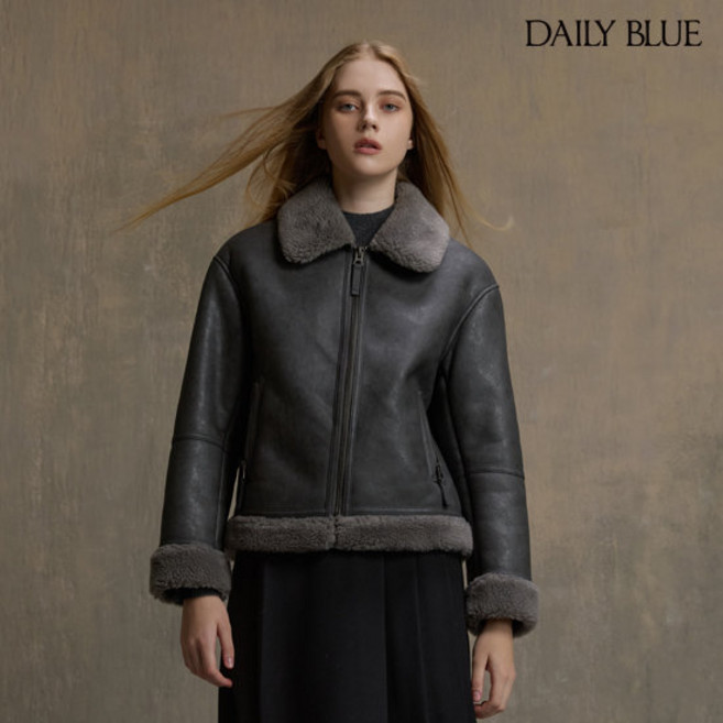 데일리블루 호주산 양모 faux 무스탕 재킷 1종[런칭 가격 89 900원]