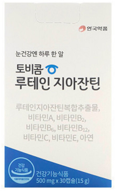 토비콤 루테인 지아잔틴, 30정, 4개