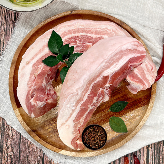 통오겹살 수육 한돈 수욕용 돼지고기 캠핑고기 보쌈용 수육 보쌈 고기, 600g, 1개